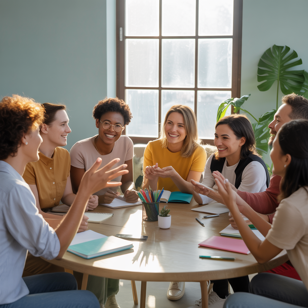Atelier de groupe dynamique et collaboratif